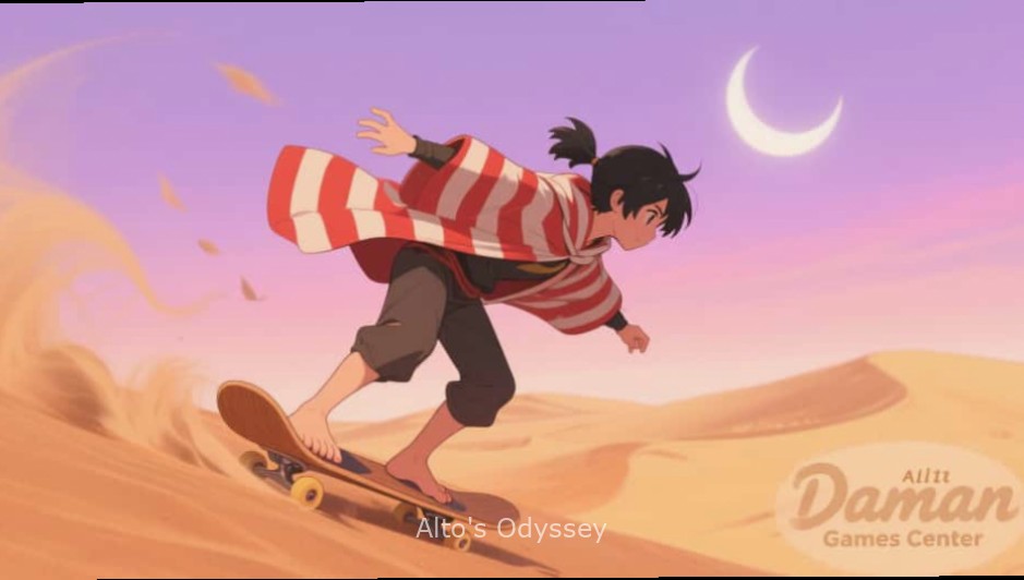 Alto's Odyssey Desert Environments Alto's Odyssey showing different desert environments